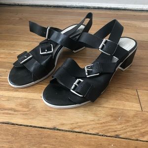 Lima Black Heel Sandal